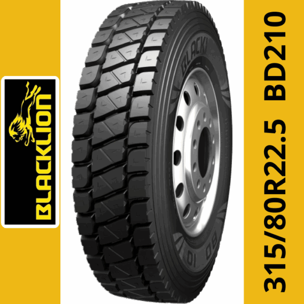 60 LLANTA 316/80R22.5 20PR 156/153K BD210 BLACKLION ®