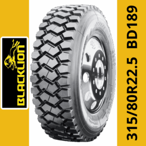 61 LLANTA 315/80R22.5 20PR 157/154G BD189 BLACKLION ®