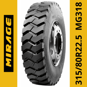62 LLANTA 315/80R22.5 20PR 157/154G MG318 MIRAGE ®